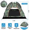 1/2 Person Instant Pop Up Dome Tent Waterproof Camping Tent w/Mosquito Net Doors Bags
