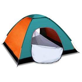 3/4 Man Waterproof Camping Tent Instant Pop Up Dome Tent w/Mosquito Net Doors Bags