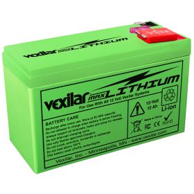 VEXILAR 12V - 12 AH MAX   LITHIUM BATTERY