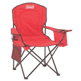 COLEMAN COOLER QUAD CHAIR RED