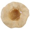 Ladies Summer Sun Hats Women Wide Brim Straw Floppy Panama Cap Roll up Beach Hat Packable Summer Cap For Women